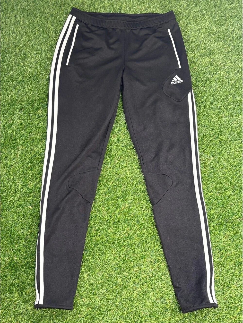 Vintage Adidas Climacool Track Pants Black Polyester Mens Size S